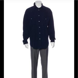 Versace Sport Corduroy Long Sleeve Shirt. S: XL